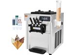 Eismaschine, italienische Eismaschine, 3 Geschmacksrichtungen, 18–28 l/h