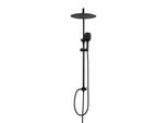 Joho Colonna Doccia Nero Opaco In Acciaio Inox Set Doccia A Pioggia Con Soffione E Doccetta D25Cm