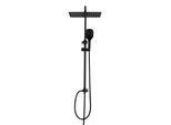 Joho Colonna Doccia Nero Opaco In Acciaio Inox Set Doccia A Pioggia Con Soffione E Doccetta 30X30Cm