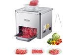 VEVOR Fleischschneider, 550 W, 159 kg/h, Edelstahl, 2,5 – 10 mm Dicke, elektrischer Allesschneider, geeignet für Restaurants, Supermärkte