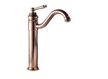 Miscelatore Lavabo Kran Retro Black In Appoggio Leda Lauferi