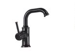 Miscelatore Lavabo Kran Retro Nero In Piedi Melinea Lauferi