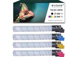 4X Toner Per Konica Minolta TN328K-TN328B TN328K Cmyk = Nero + Blu + Rosso + Giallo | Ricambio Per C 250 I C 300 I C 360 I