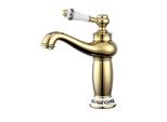 Miscelatore Lavabo Kran Retro Gold In Appoggio Irene Lauferi