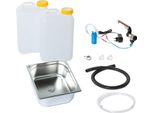230V Mini Cucina Da Campeggio Kit Blocco Cucina Lavello 354X325X150 Mm Barwig 19 L