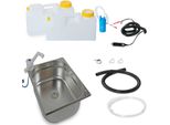 Set Tecnologico Lavabo Da Campeggio 12V Kit Lavello Camper T4 T5 T6