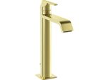 Miscelatore Per Lavabo Con Maniglia E Scarico A Scomparsa, Finitura Oro Francese. | A4281574