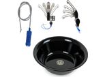 Lavello In Acciaio Inox Lavello Camping 32Cm Ø Dark Camper Camper ++