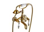 Miscelatore Da Bagno Kran Retro Gold Ottone Hellone