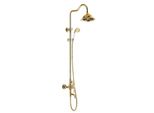 Doccia Batteria Lauferi Doccia Kran Retro Gold Hesperis