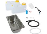Mini Cucina Da Campeggio Blocco Cucina London Kit Batteria Lavello 265X160X100Mm