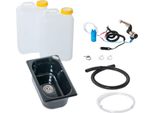 Kit Da Campeggio 12V Lavabo Nero 265X160X100 Mm 19 Litri Vw T4 T5 T6 Vito