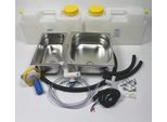 12V Mini Cucina Vendita Kit Stand Lavello 325X265X100X 325X176X100 Doppia Vasca