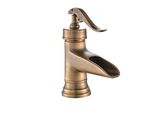 Miscelatore Per Lavabo Kran Retrò In Ottone Spazzolato Pallas Lauferi