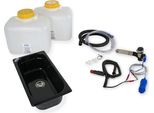 12V Set Tecnologico Lavabo Da Campeggio Kit Lavabo 325X176X100Mm 10 Li