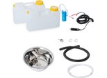 12V Lavandino Da Campeggio 28 Cm Set Tecnologico Kit Lavabo Lavello Camper