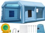 Succebuy Cabina Di Verniciatura Gonfiabile - 6,4 X 4,1 X 3,1 M, Soffiante Da 1100 W, Per Veicoli E Mobili Di Medie Dimensioni
