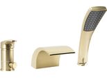 Rubinetto Da Vasca Rea Riven Brush Gold