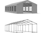 8X12 Grigio Partito Tenda Winter Isd