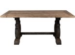 Tavolo Da Pranzo Clayre & Eef 180X90X78 Cm In Legno Nero Marrone
