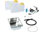 12V Mini Cucina Da Campeggio Kit Blocco Cucina Lavello 354X325X150 Mm Barwig 12 Li