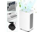 Jayseuw Deumidificatore 26L/Giorno 4,3L-Serbatoio, 24 Ore Timer Deumidificatore Stanza Deumidificatore Costruzione Asciugatrice Purificatore D'aria- Rimovibile