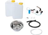 Kit Blocco Cucina 230V Lavello 32Cm (320Mm) Barwig Cromo 19 Litri Bulli Vito T6