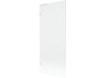 Mexen Lunar L Paratia Vasca Da Bagno 1-Anta 80 X 150 Cm, Trasparente, Bianco - 897L-080-000-20-00