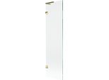 Mexen Lunar L Paratia Da Bagno 1-Ala 50 X 150 Cm, Trasparente, Dorato - 897L-050-000-50-00