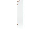 Mexen Lunar L Paratia Per Vasca Da Bagno Ad 1 Anta 50 X 150 Cm, Trasparente, Oro Rosa - 897L-050-000-60-00