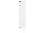 Mexen Lunar L Paratia Da Bagno Ad 1 Anta 50 X 150 Cm, Trasparente, Rame Spazzolato - 897L-050-000-65-00