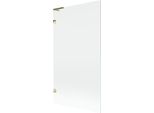 Mexen Lunar L Paratia Da Vasca Da Bagno A 1 Anta 100 X 150 Cm, Trasparente, Dorato - 897L-100-000-50-00