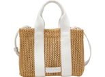 Marc O'polo Borsetta Borsa A Tracolla Romy Crossbody Bag White Cotone Marrone Chiaro