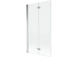 Mexen Mist Paratia Per Vasca Da Bagno A 2 Ante Sinistra 100 X 150 Cm, Trasparente, Cromo - 8A9-100-002-01-00-L