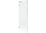 Mexen Lunar L Paratia Per Vasca Da Bagno A 1 Anta 60 X 150 Cm, Trasparente, Oro Spazzolato - 897L-060-000-55-00