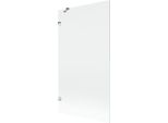 Mexen Lunar Paratia Vasca Da Bagno A 1 Anta 100 X 150 Cm, Trasparente, Cromo - 897-100-000-01-00