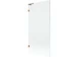 Mexen Lunar L Paratia Per Vasca Da Bagno A 1 Anta 90 X 150 Cm, Trasparente, Rame Spazzolato - 897L-090-000-65-00
