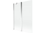 Mexen Mist Paratia Per Doccia 2 Ante 130 X 150 Cm, Trasparente, Cromo - 8A9-130-011-01-00