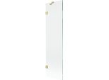 Mexen Lunar Parete Doccia 1-Anta 50 X 150 Cm, Trasparente, Oro Spazzolato - 897-050-000-55-00