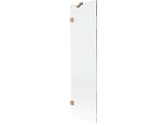 Mexen Lunar Paravento Vasca Da Bagno A 1 Anta 50 X 150 Cm, Trasparente, Rame Spazzolato - 897-050-000-65-00