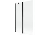 Mexen Mist Pannello Doccia A 2 Ante 120 X 150 Cm, Trasparente, Nero - 8A9-120-011-70-00