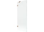 Mexen Lunar Paravento Doccia 1-Anta 70 X 150 Cm, Trasparente, Rame Spazzolato - 897-070-000-65-00