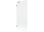Mexen Lunar Paratia Da Bagno A 1 Anta 80 X 150 Cm, Trasparente, Rame Spazzolato - 897-080-000-65-00