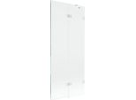 Mexen Lunar Paratia Doccia A 2 Ante Destra 80 X 150 Cm, Trasparente, Bianco - 897-080-100-20-00-P