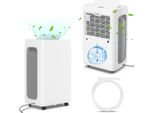 Deumidificatore Aopunly 26L/Giorno Fino A 30㎡, Deumidificatore Con Serbatoio Dell'acqua Da 4,5L, Svuotamento Automatico, Timer 24H, Protezione Antitrabocco, 43Db, Deumidificatore