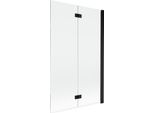 Mexen Mist Paratia Doccia 2 Ante Destra 110 X 150 Cm, Trasparente, Nero - 8A9-110-002-70-00-P