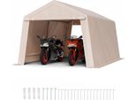 Capanno Per Attrezzi Vevor, 305X457X243 Cm, Tenda Da Garage In Pe, Capanno Per Attrezzi, Garage Per Biciclette, Capanno Da Giardino, Tettoia Per Auto, Capanno Per Biciclette, Garage Per Moto, Tosaerba, Bicicletta, Grigio