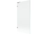 Mexen Lunar L Paratia Per Vasca Da Bagno 1-Anta 90 X 150 Cm, Trasparente, Nichel Spazzolato - 897L-090-000-97-00