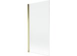 Mexen Mist Paravento Per Doccia 1 Anta 90 X 150 Cm, Trasparente, Dorato - 8A9-090-001-50-00