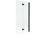 Mexen Mist Paratia Da Doccia A 2 Ante Destra 90 X 150 Cm, Trasparente, Nero - 8A9-090-002-70-00-P